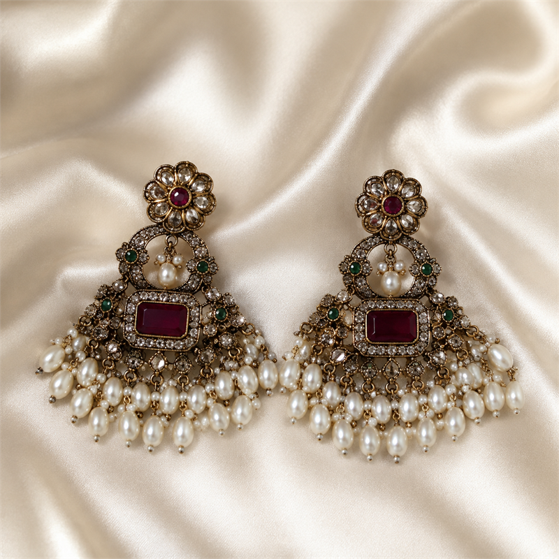 Choker Set with Earrings & Maang Tikka